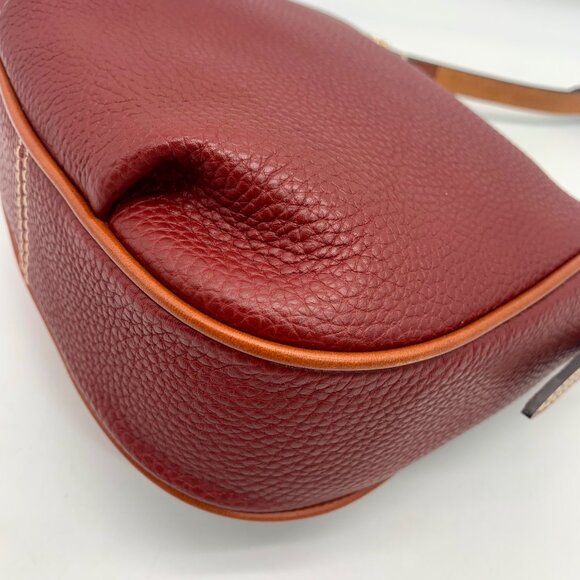 Dooney & Bourke Red Pebble Grain Margo Convertible Crossbody - Picture 9 of 12